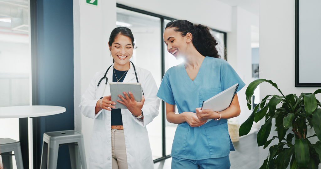 Two Healthcare workers
