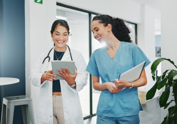 Two Healthcare workers