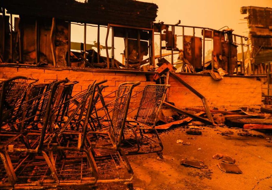 Camp Fire in Paradise, CA